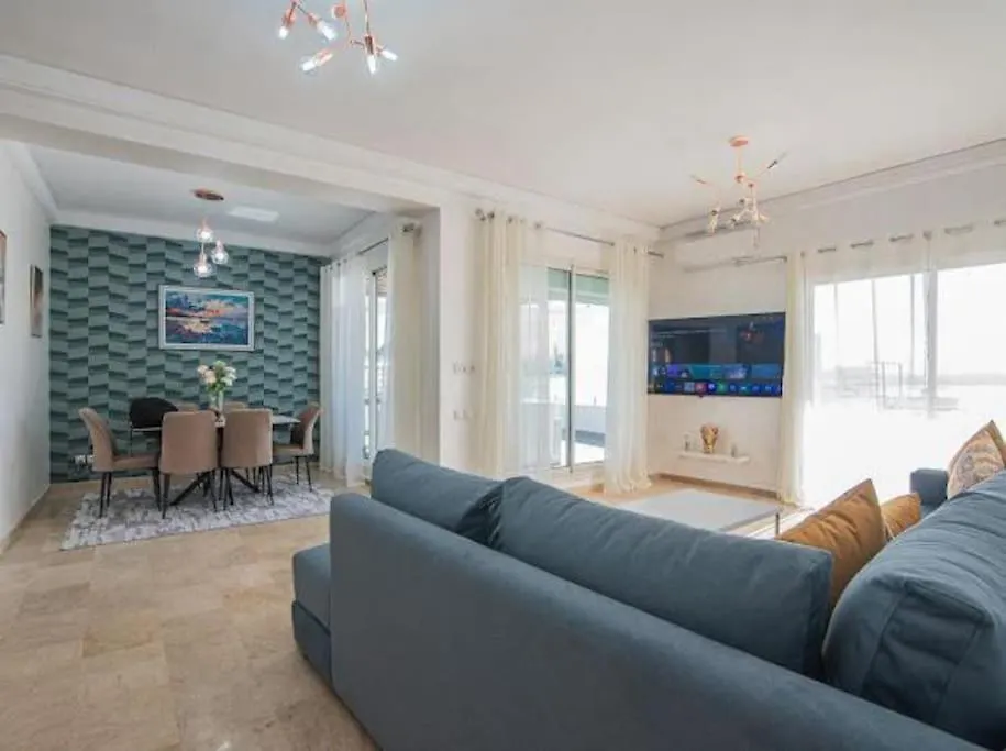 Marina Panoramic 3Bdr Luxury Apartment 아가디르